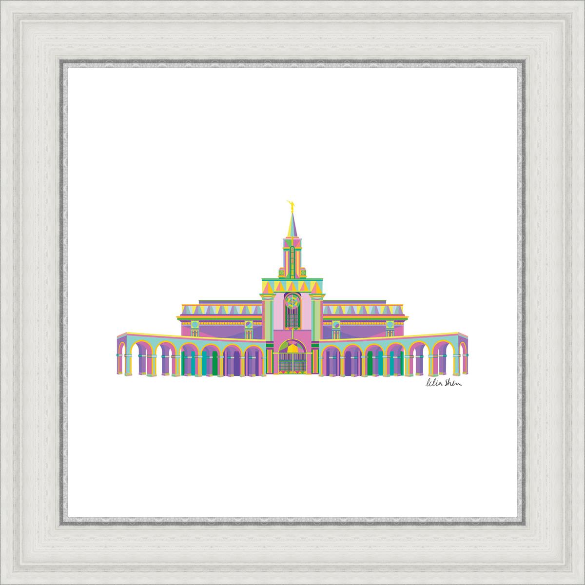 The Colors of the Temple Bountiful