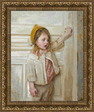 Girl in a White Doorway