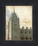 Salt Lake Temple Antiqued