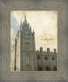 Salt Lake Temple Antiqued