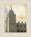 Salt Lake Temple Antiqued