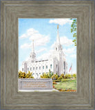 Brigham City Temple With Humbled Heart