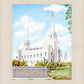 Brigham City Temple With Humbled Heart