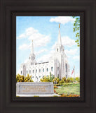 Brigham City Temple With Humbled Heart