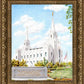 Brigham City Temple With Humbled Heart