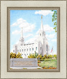 Brigham City Temple With Humbled Heart