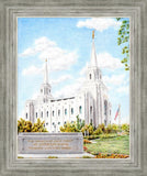 Brigham City Temple With Humbled Heart