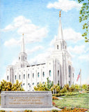 Brigham City Temple With Humbled Heart