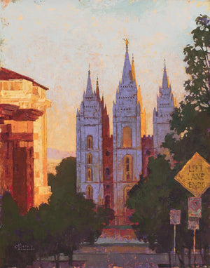 Salt Lake City Temple Afternoon