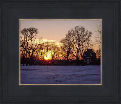 Plate 2 - Bootshop Sunset Winter