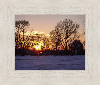 Plate 2 - Bootshop Sunset Winter