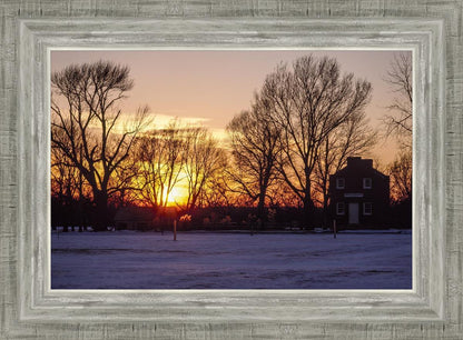 Plate 2 - Bootshop Sunset Winter