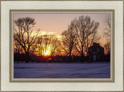 Plate 2 - Bootshop Sunset Winter