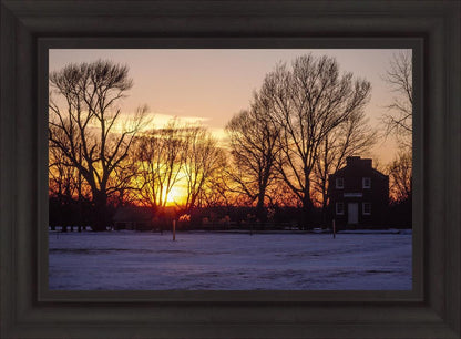 Plate 2 - Bootshop Sunset Winter