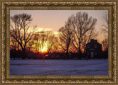 Plate 2 - Bootshop Sunset Winter