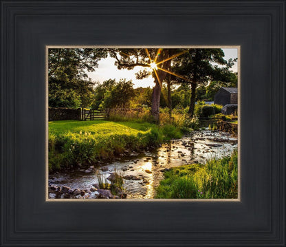 Plate 4 - Downham Spring Brook at Sunset