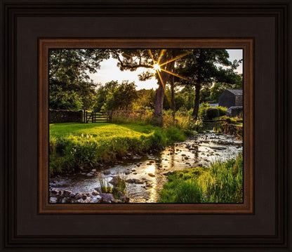 Plate 4 - Downham Spring Brook at Sunset