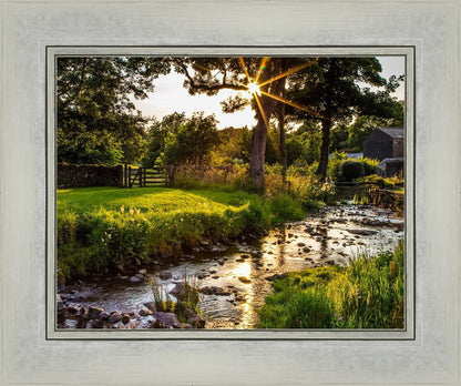 Plate 4 - Downham Spring Brook at Sunset