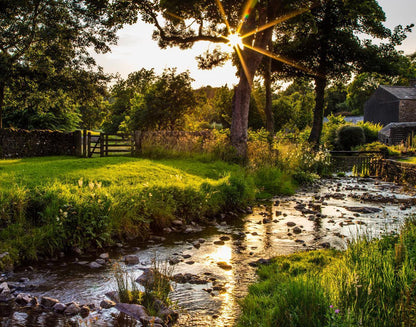 Plate 4 - Downham Spring Brook at Sunset