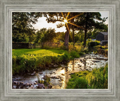 Plate 4 - Downham Spring Brook at Sunset