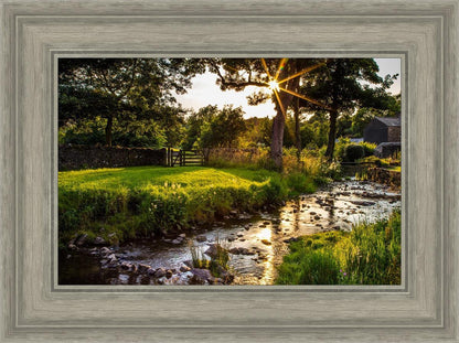 Plate 4 - Downham Spring Brook at Sunset