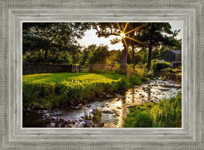 Plate 4 - Downham Spring Brook at Sunset