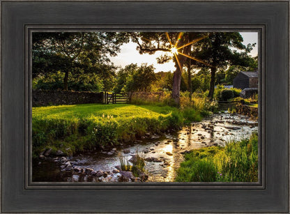 Plate 4 - Downham Spring Brook at Sunset