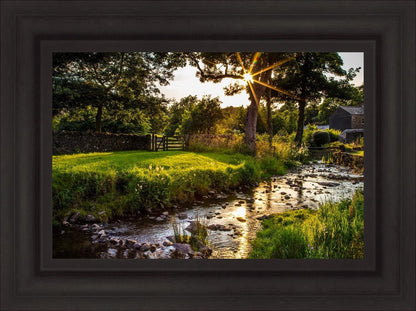 Plate 4 - Downham Spring Brook at Sunset