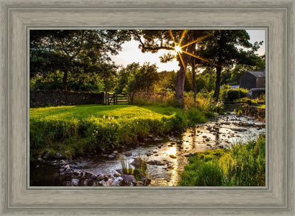 Plate 4 - Downham Spring Brook at Sunset