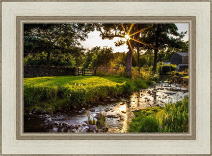 Plate 4 - Downham Spring Brook at Sunset
