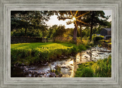 Plate 4 - Downham Spring Brook at Sunset