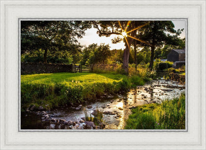 Plate 4 - Downham Spring Brook at Sunset