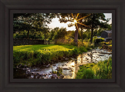 Plate 4 - Downham Spring Brook at Sunset