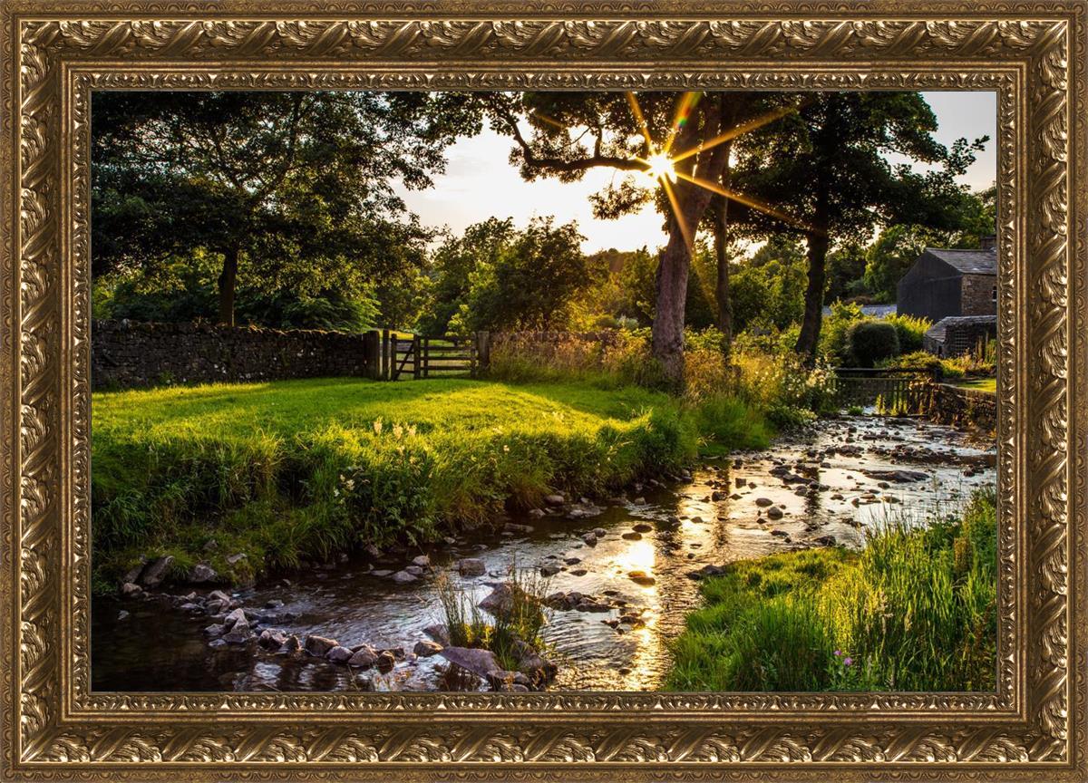Plate 4 - Downham Spring Brook at Sunset