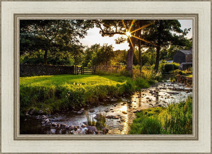 Plate 4 - Downham Spring Brook at Sunset