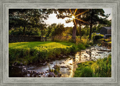 Plate 4 - Downham Spring Brook at Sunset