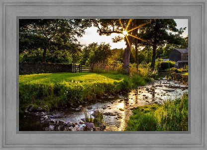 Plate 4 - Downham Spring Brook at Sunset