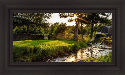 Plate 4 - Downham Spring Brook at Sunset
