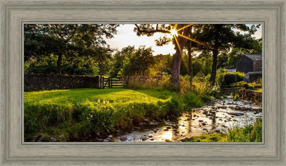 Plate 4 - Downham Spring Brook at Sunset