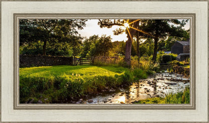 Plate 4 - Downham Spring Brook at Sunset
