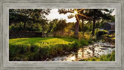 Plate 4 - Downham Spring Brook at Sunset