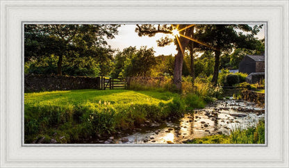 Plate 4 - Downham Spring Brook at Sunset