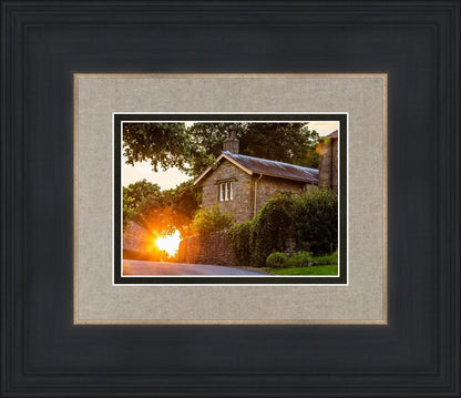 Plate 5 - Entering Downham Village at Sunset