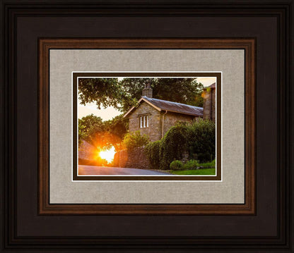 Plate 5 - Entering Downham Village at Sunset