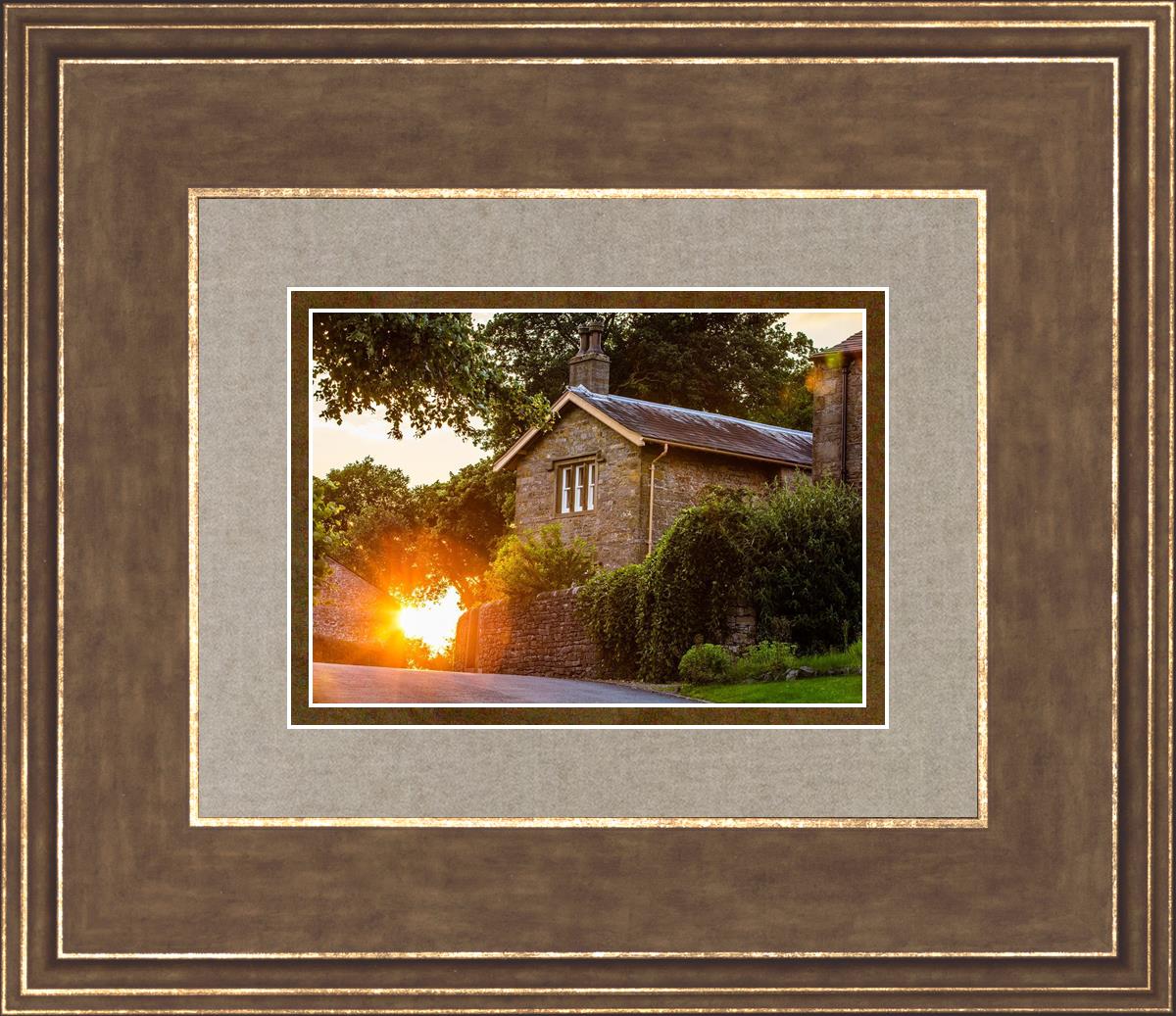 Plate 5 - Entering Downham Village at Sunset