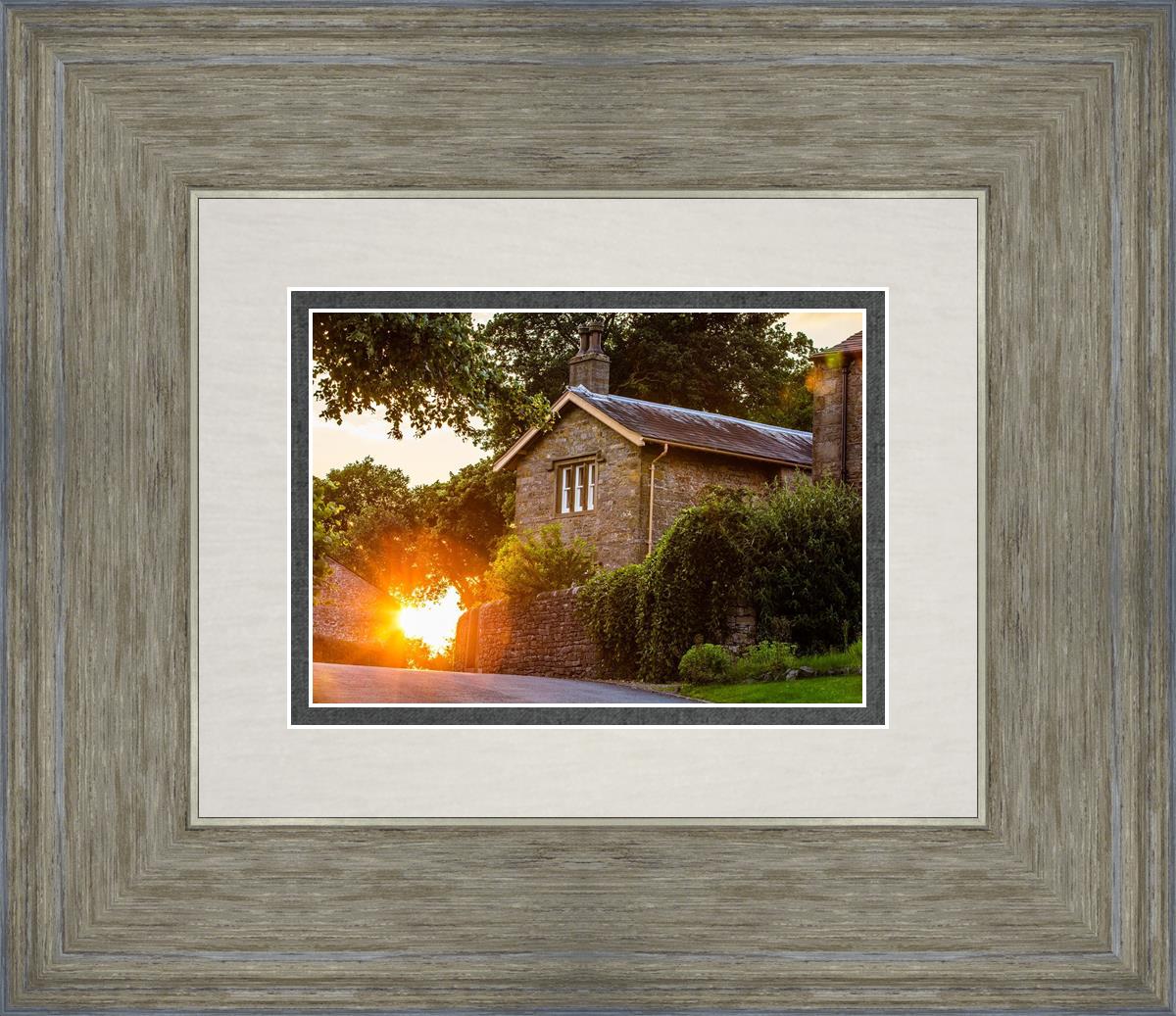 Plate 5 - Entering Downham Village at Sunset