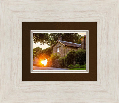 Plate 5 - Entering Downham Village at Sunset