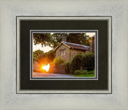 Plate 5 - Entering Downham Village at Sunset