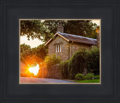 Plate 5 - Entering Downham Village at Sunset