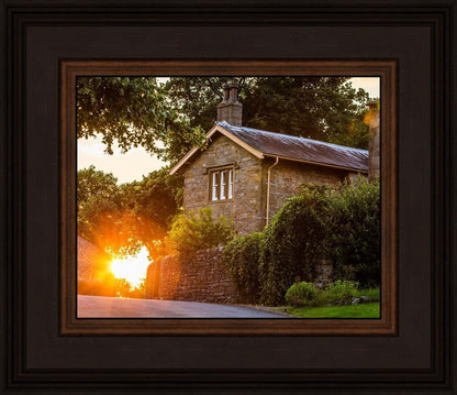 Plate 5 - Entering Downham Village at Sunset